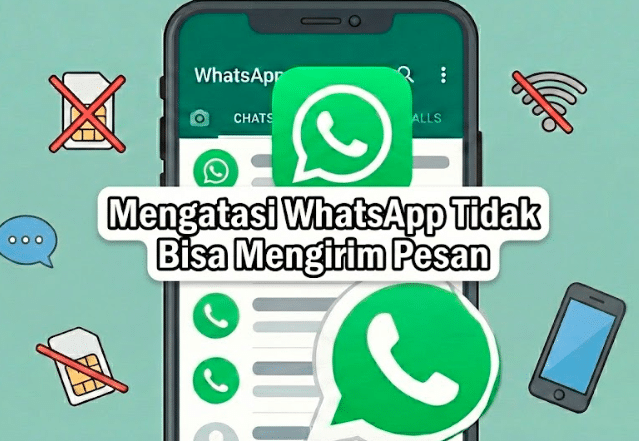Mengatasi WhatsApp Tidak Bisa Mengirim Pesan